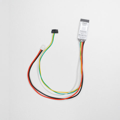 F Type cable plugged into Faikin front