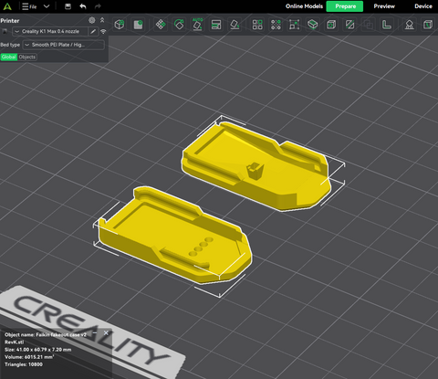 Faikin Faikout v1 universal 3D printed case render