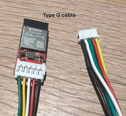 G Type cable plugged into Faikin back